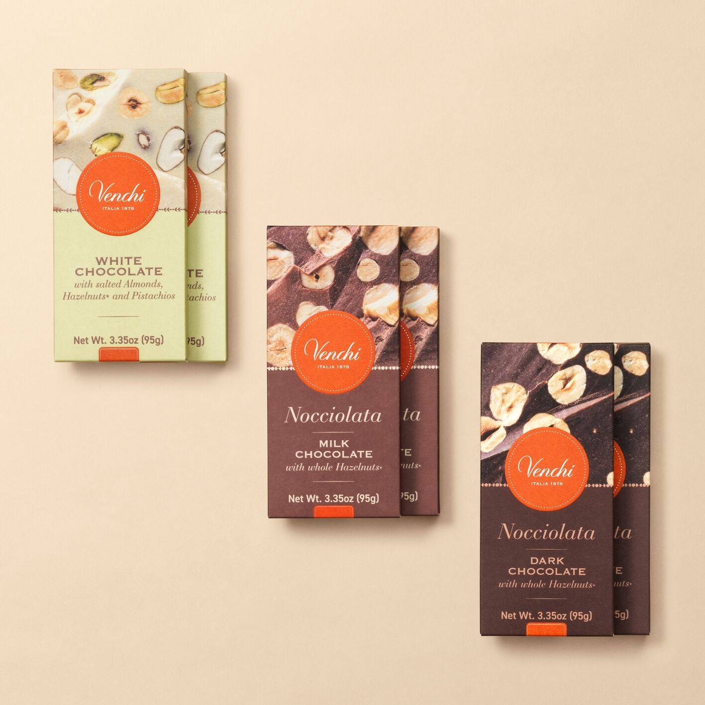Mixed Hazelnut Bar Bundle of 6 – Venchi Store