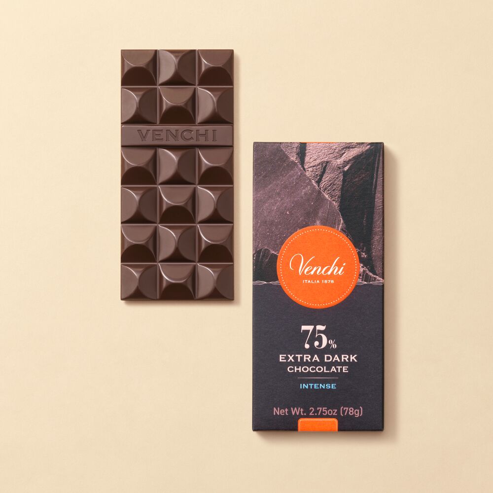 75% Extra Dark chocolate bar, 2.75 oz – Venchi Store