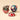 Vintage Dream Red Tin Ball with Cream & Crunchy Small