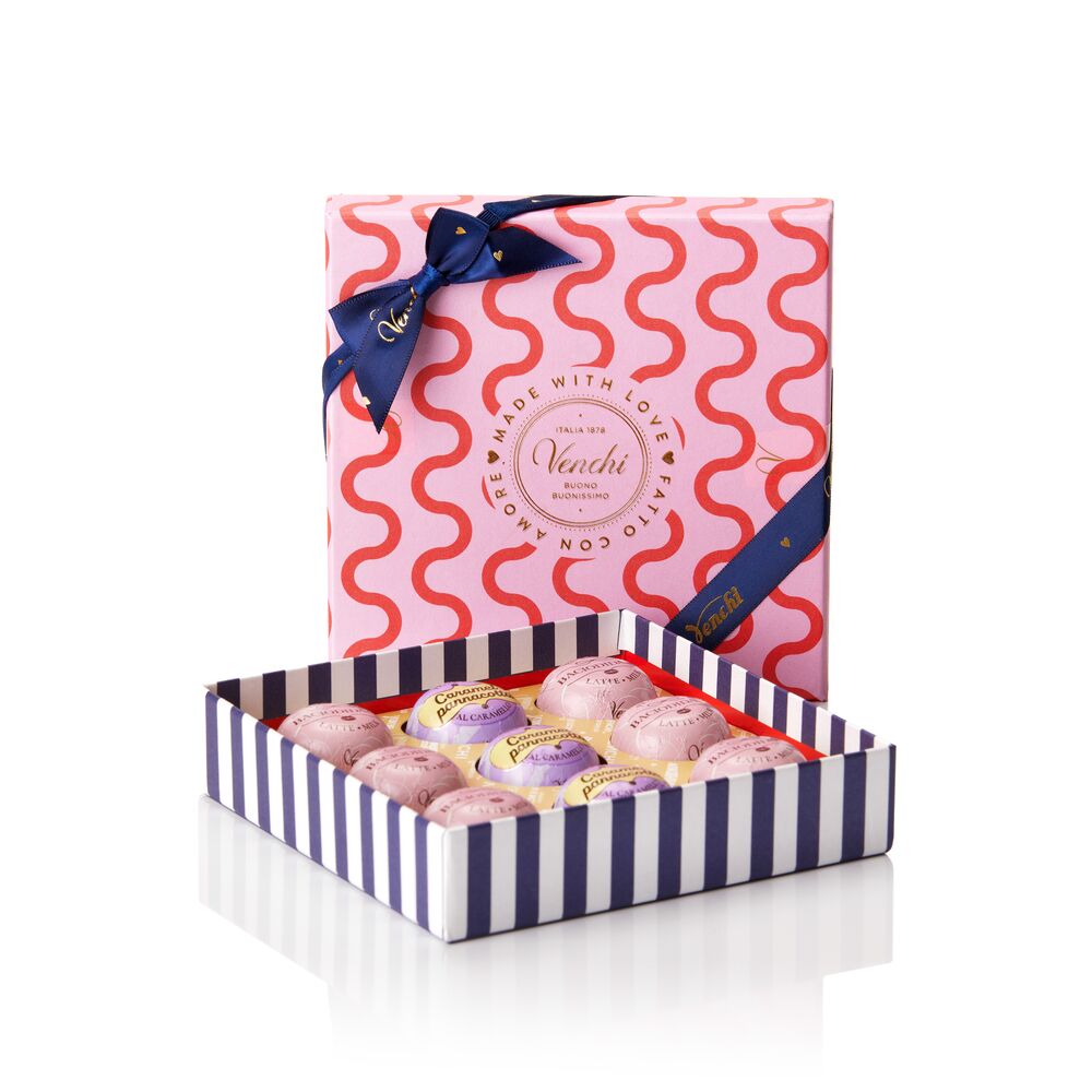 Valentine's Day Gift Box | Bacio di Dama & Pannacotta Chocolates